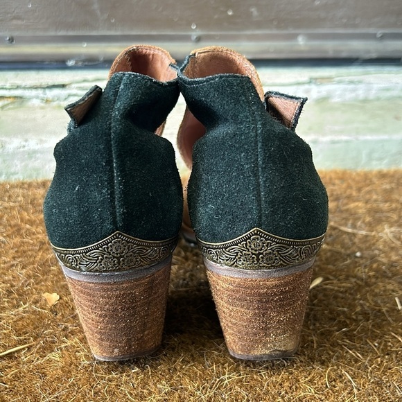 Jeffery Campbell Woodruff Cutout Ankle Booties Anthropologie Boho Sz 9 - Picture 7 of 16